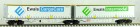 90053 ACME Articulated Container car type Sggmrss 90 of HUPAC loaded with containers
